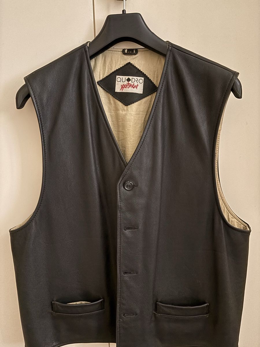 Gilet & Giacche: Leder Weste Quadro – Usato da Bellach venduto da Legdance
