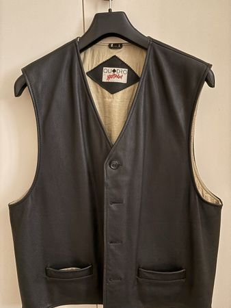 Leder Weste Quadro