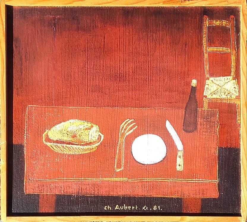 Dipinti: PEINTRE VAUDOIS - Charles Aubert – Usato da Montmelon venduto da canelle-12