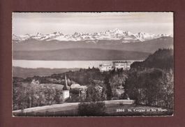 ST. CERGUE et les Alpes - 1957 Feldpost