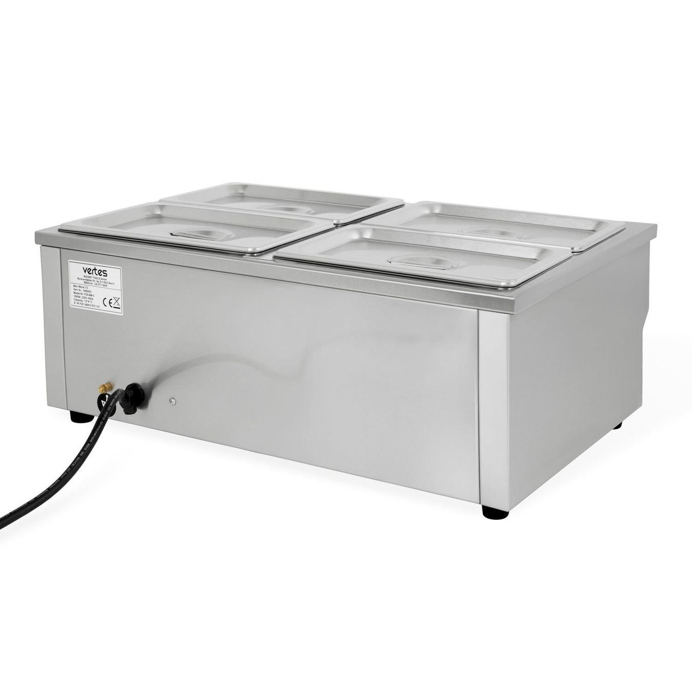 Küchengeräte:  vertes Buffetwärmer 4x GN 1/4 – Neu und originalverpackt aus Bottighofen von zaap 2