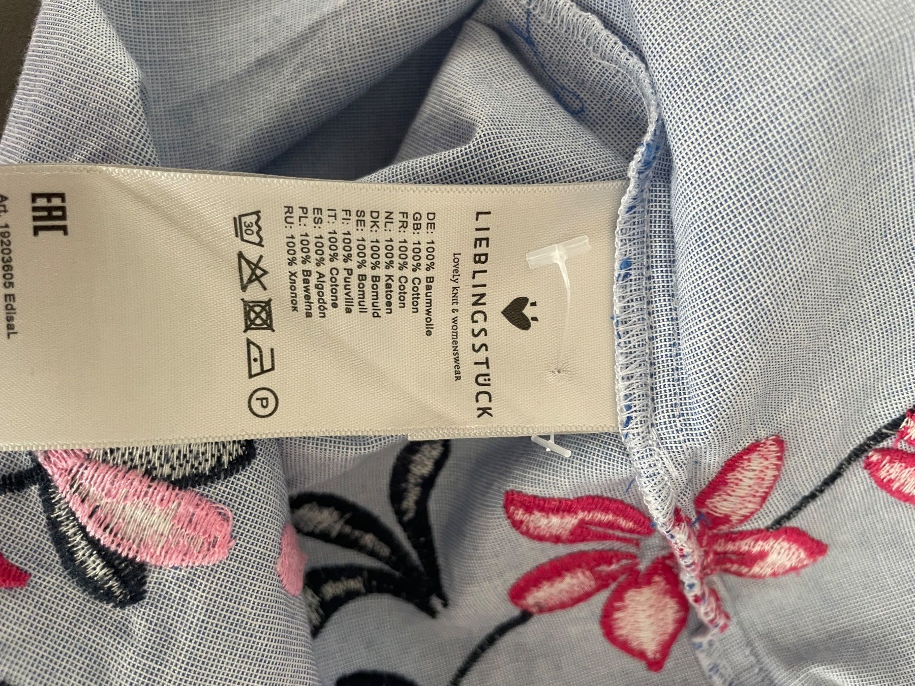 Lieblingsstück Camicette: Bluse bestickt Lieblingsstücke – Nuovo (secondo la descrizione) da Unteriberg venduto da fae_2gz2 7