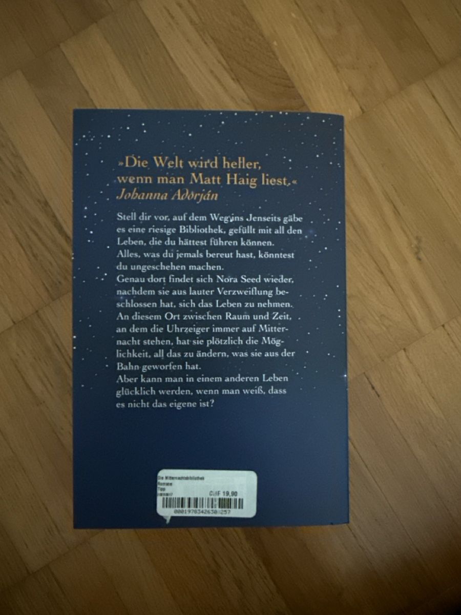 Libri: Matt Haig: Die Mitternachtsbibliothek – Usato da Horgen venduto da anisa1985 1