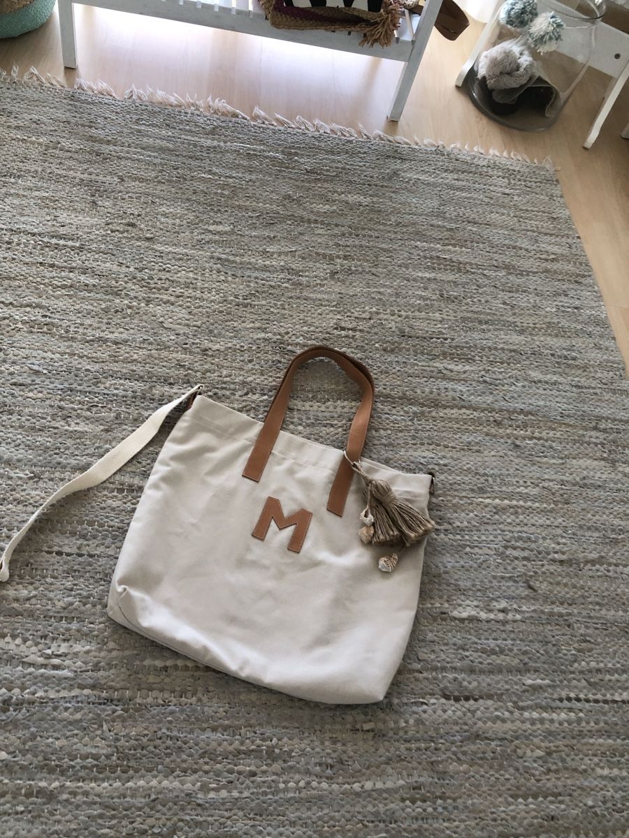 Borse da donna: Tasche mit "M", Griffen aus echtem Leder. Neu!! – Nuovo (secondo la descrizione) da Dübendorf venduto da mar_s66c 2