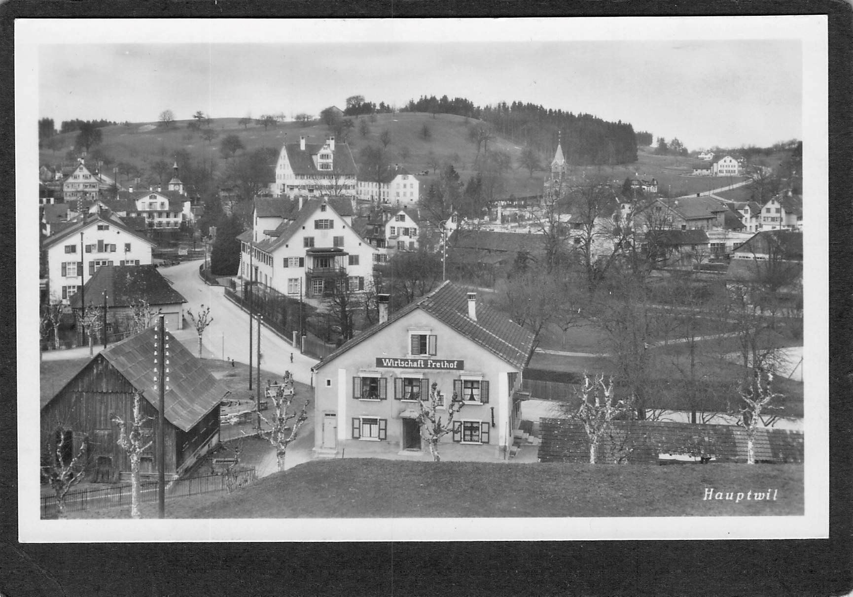 Ansichtskarten: ^Hauptwil TG , 1937 – Gebraucht aus Reichenburg von Pipo-67