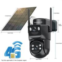 4G LTE Solar-Sicherheitskamera mit 360°-Ansicht, Farbnachts.
