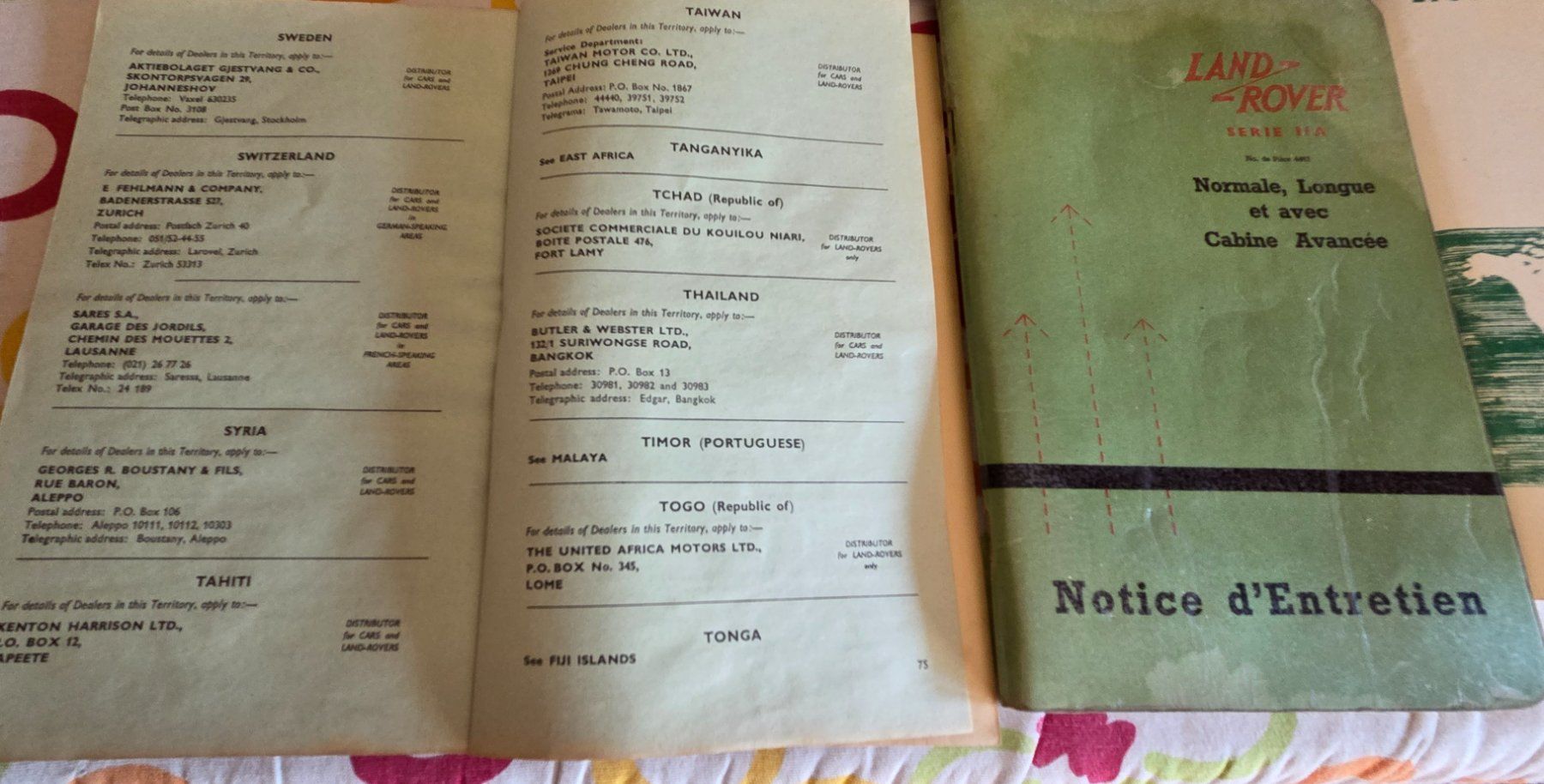 Livres: Documentation Land Rover Serie – D'occasion à Yverdon-les-Bains par ludo1986 2