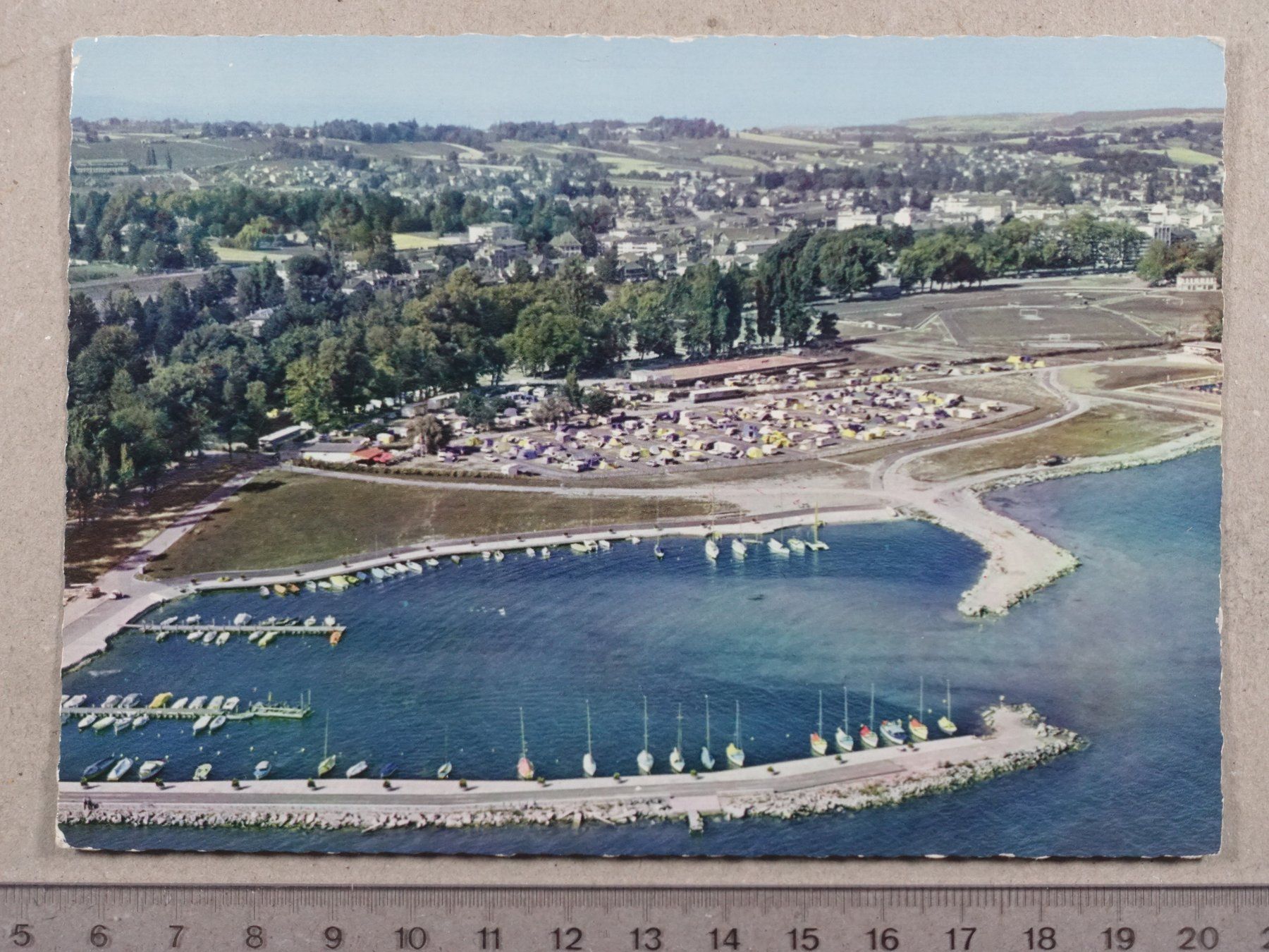 Ansichtskarten: Morges, Camping TCS, 1965 – Gebraucht aus Lenzburg von fh1