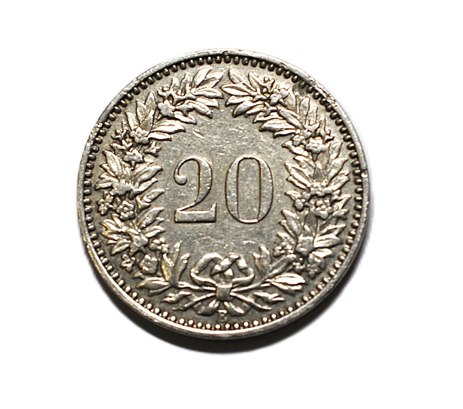 Tutti le monete: 20 Rappen von 1921 – Usato da Grabs venduto da Fadenquarz 1
