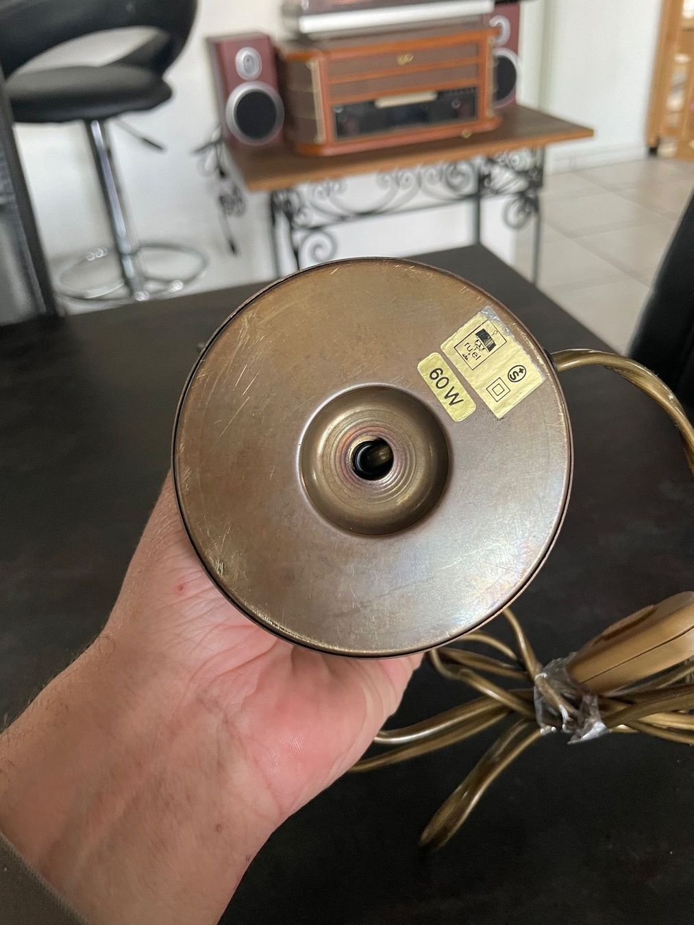 Lampen: Ancienne Lampe de Table Vintage Art Déco – Gebraucht aus Vallamand von Bricbracbroc82 7