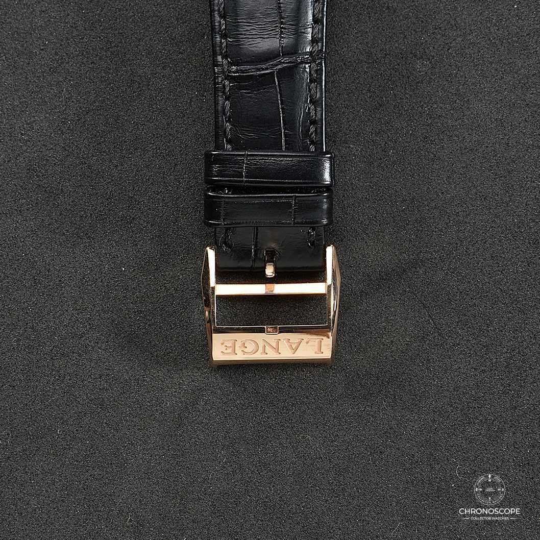 A. Lange & Söhne Orologi: A. Lange&amp;Söhne Saxonia Moonphase, ref. 384.031 – Nuovo e nell'imballaggio originale da Luzern venduto da ChronoScope6004 7