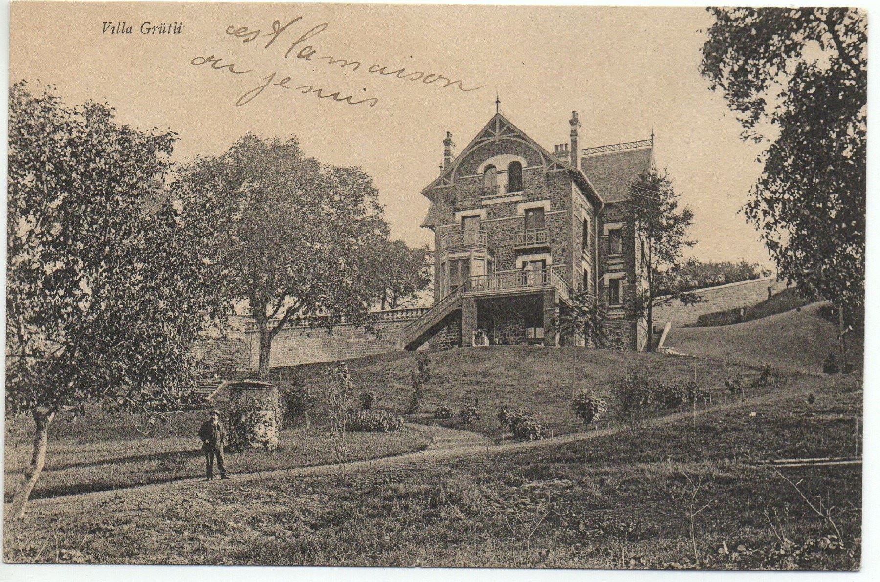 Cartes postales: VILLA GRÜTLI – D'occasion à Jona par philajona