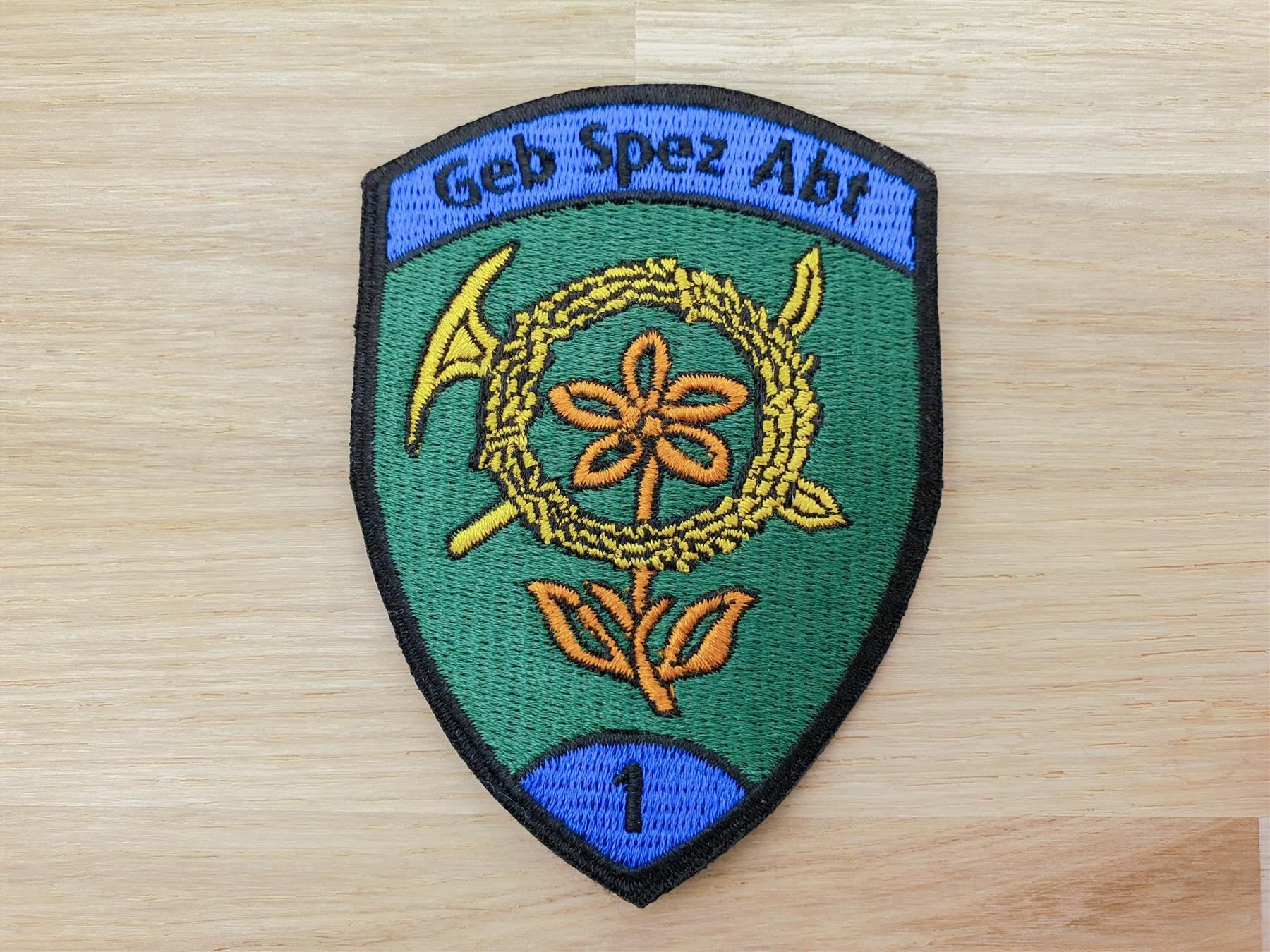 Placchette & Badge: Badge Geb Spez Abt 1 blau – Nuovo (secondo la descrizione) da Erlinsbach venduto da S700
