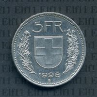 CHF___5.00 1998 -unz 5 Franken
