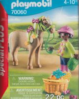 PLAYMOBIL SPECIAL PLUS FIGURE 70060 BAMBINA CON PONY