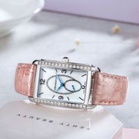 Elegante Damenuhr Aerowatch Swiss Made mit Diamanten