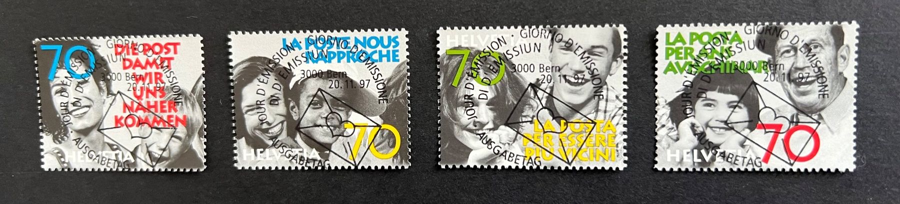 Tous les timbres: CH Marke 1997 Vollstempel Ersttag gestempelt – Neuf (Voir description) à Hünenberg See par wer_5286