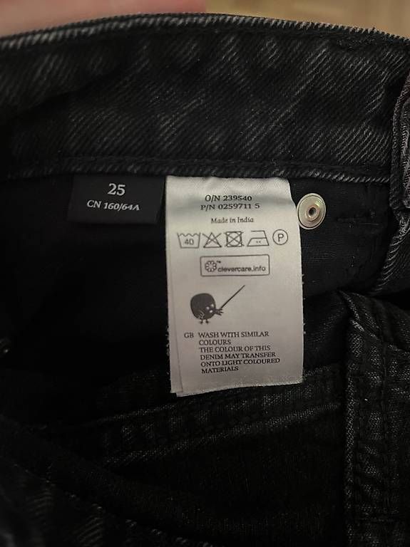 Monki Jeans: Jeansshorts schwarz Monki Grösse 25 – Usato da Zürich venduto da rit_g825 2