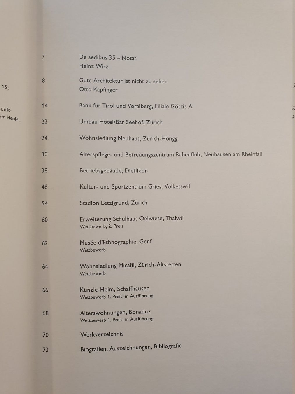 Libri: Frei & Ehrensperger - De aedibus 35 - Quart - Deutsch – Usato da Zürich venduto da loosebone 1