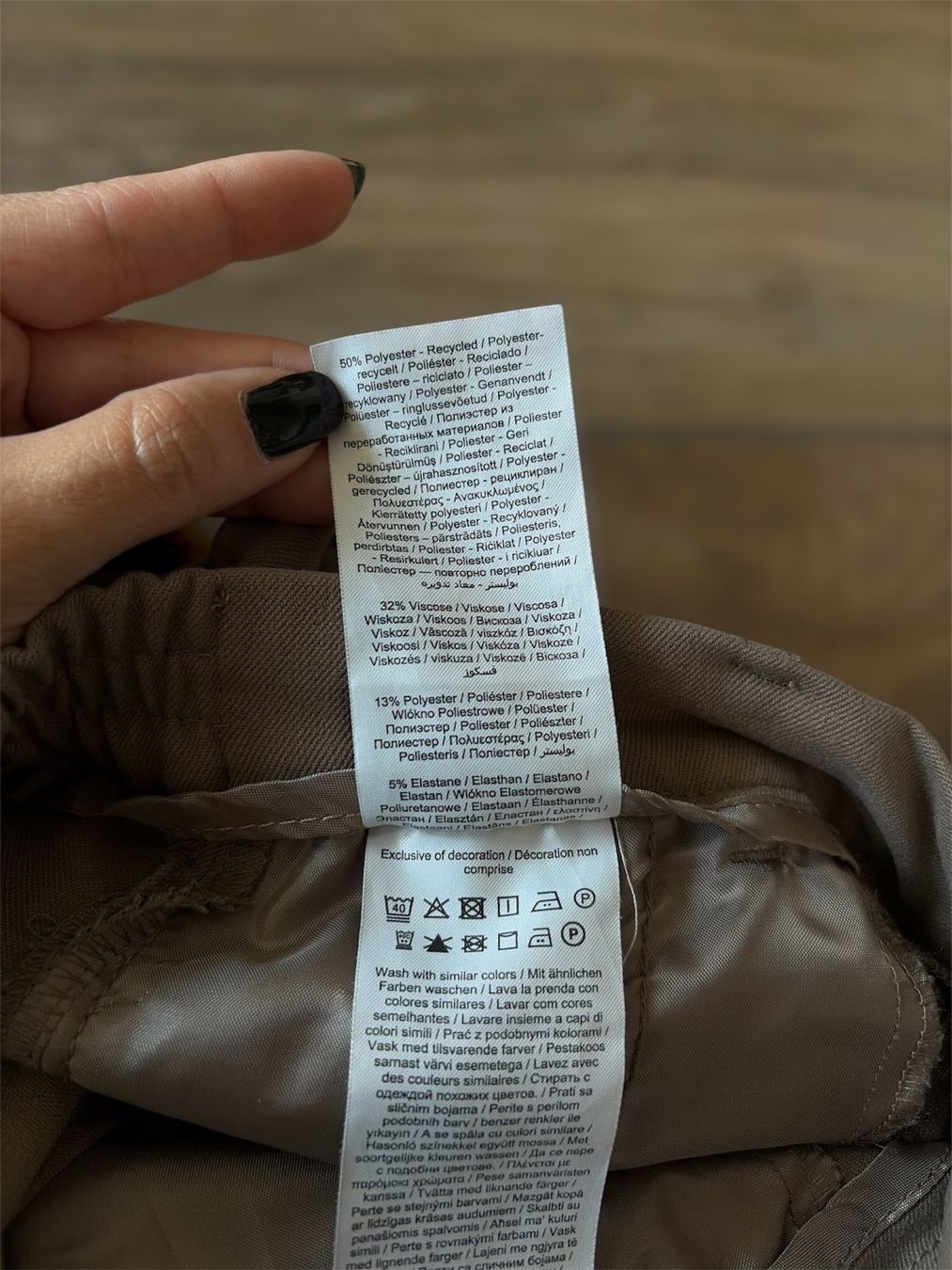Pantaloni: Object Stoffhose Damen beige Gr. 36 – Usato da Thundorf venduto da paglialongamaria 5