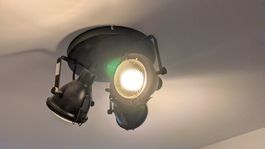 Coole Deckenlampe / Spotlampe, 3-flammig, Schwarz, Top!