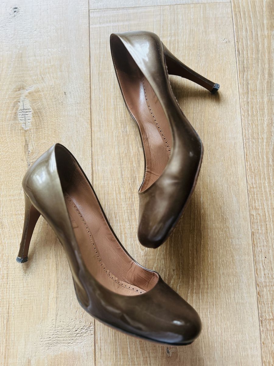 Alaia Scarpe da donna: ALAÏA - Escarpins vernis marrons élégants – Usato da Nyon venduto da ikel78 1