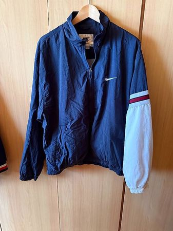 Veste de survêtement bleu marine / blanc NIKE