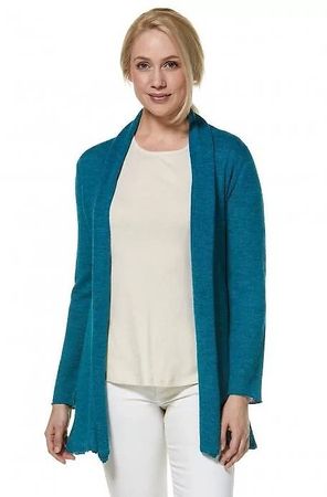 Strickjacke, 100 % Baby Alpaka, türkis NEU