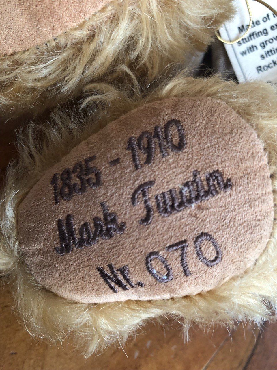 Spielzeuge: Teddybär Mark Twain Nr. 070 handmade Germany, unbespielt – Neu (gemäss Beschreibung) aus Speicher von Ramtha1 3