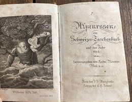10 antike Bücher Alpenrose 1820-1853