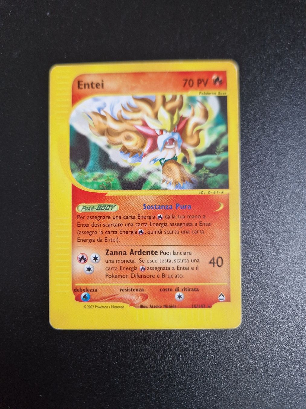 Pokémon Carte collezionabili: Entei aquapolis 🇮🇹 – Nuovo (secondo la descrizione) da Giubiasco venduto da MrGru1992