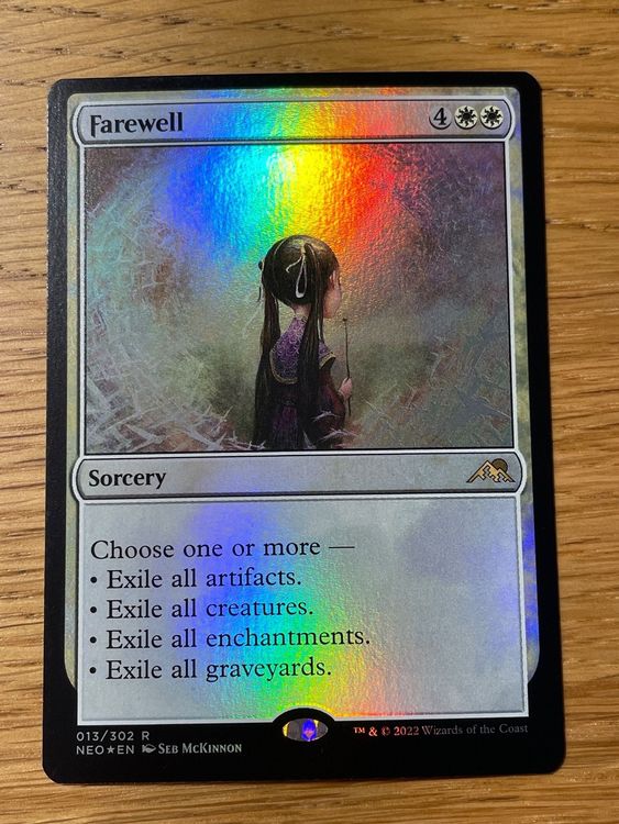 Mtg Farewell FOIL Kamigawa Neon Rare Boosterfrisch Acheter sur Ricardo
