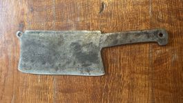 Antikes Hackmesser, Küchengerät, Schmiedeeisen