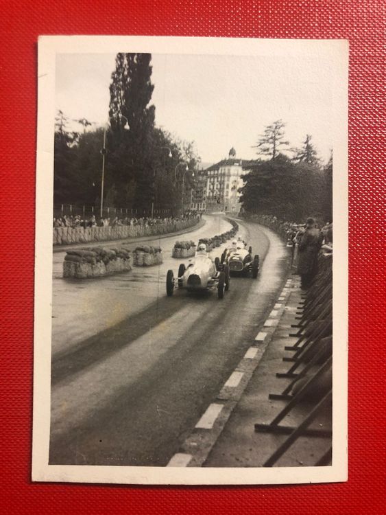 Original Foto 1948 Nations Grand Prix Genève/Sommer Ferrari Kaufen