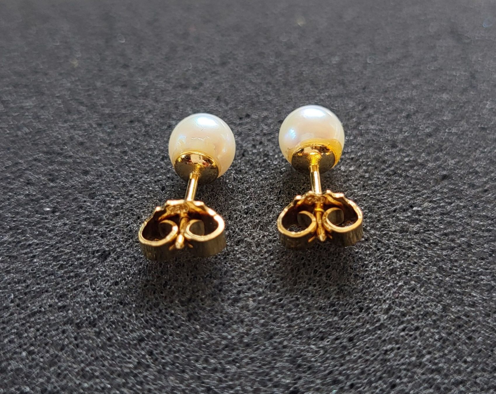 Orecchini pendenti & Orecchini a lobo: Gold 750 Perlen Ohrstecker – Usato da Wald ZH venduto da Dasilver 4