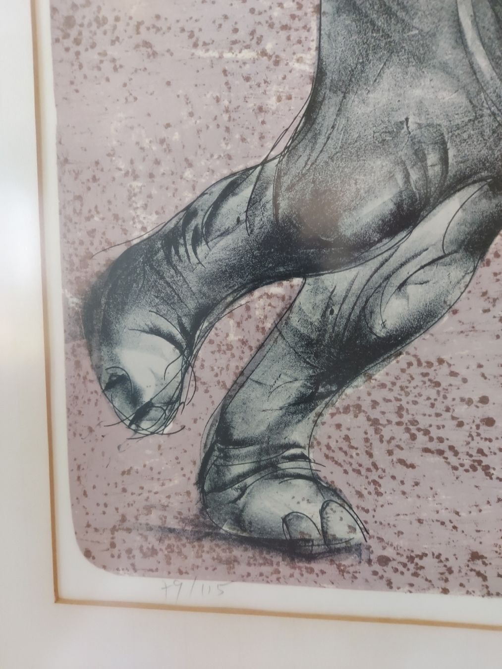 Arts picturaux & lithographies: Lithographie HANS ERNI Elefant – D'occasion à Farnern par rehafach 3