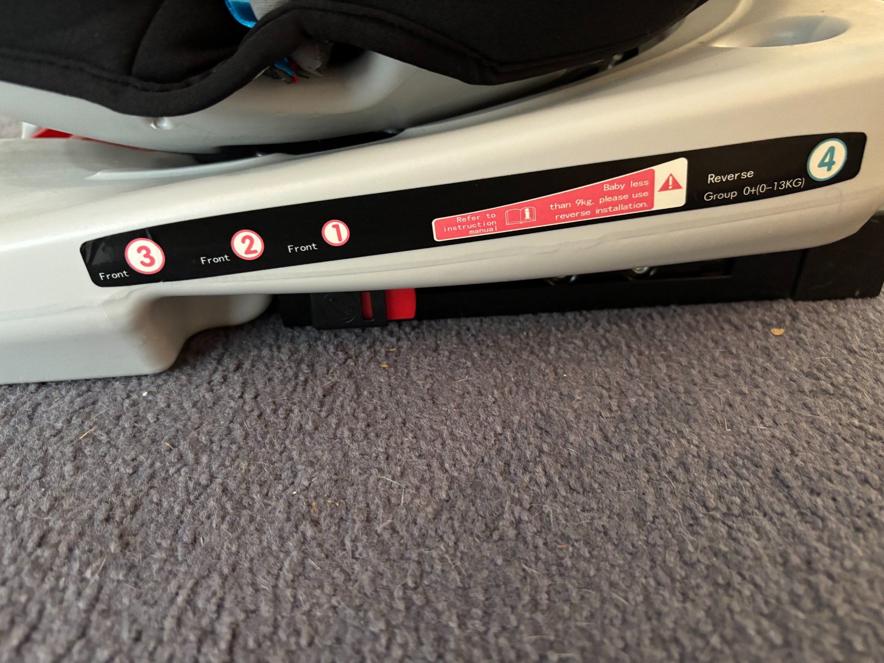 Seggiolini per auto: Farsaw - Kindersitz Isofix 0-36Kg – Usato da Meilen venduto da Boosundara 2