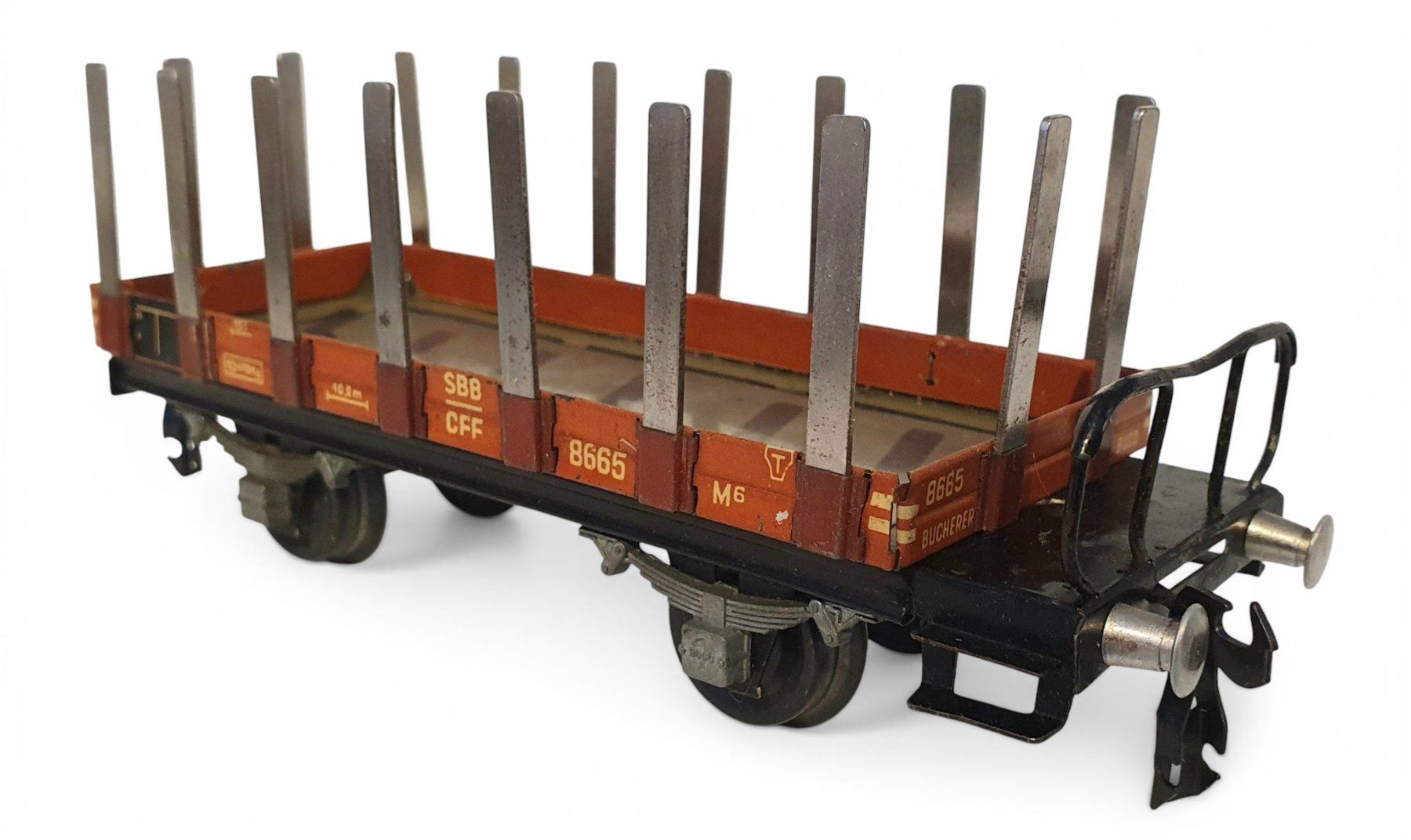 Buco Modelleisenbahnen: 3 Buco Niederbordwagen – Gebraucht aus Flawil von RoverVitesse 5
