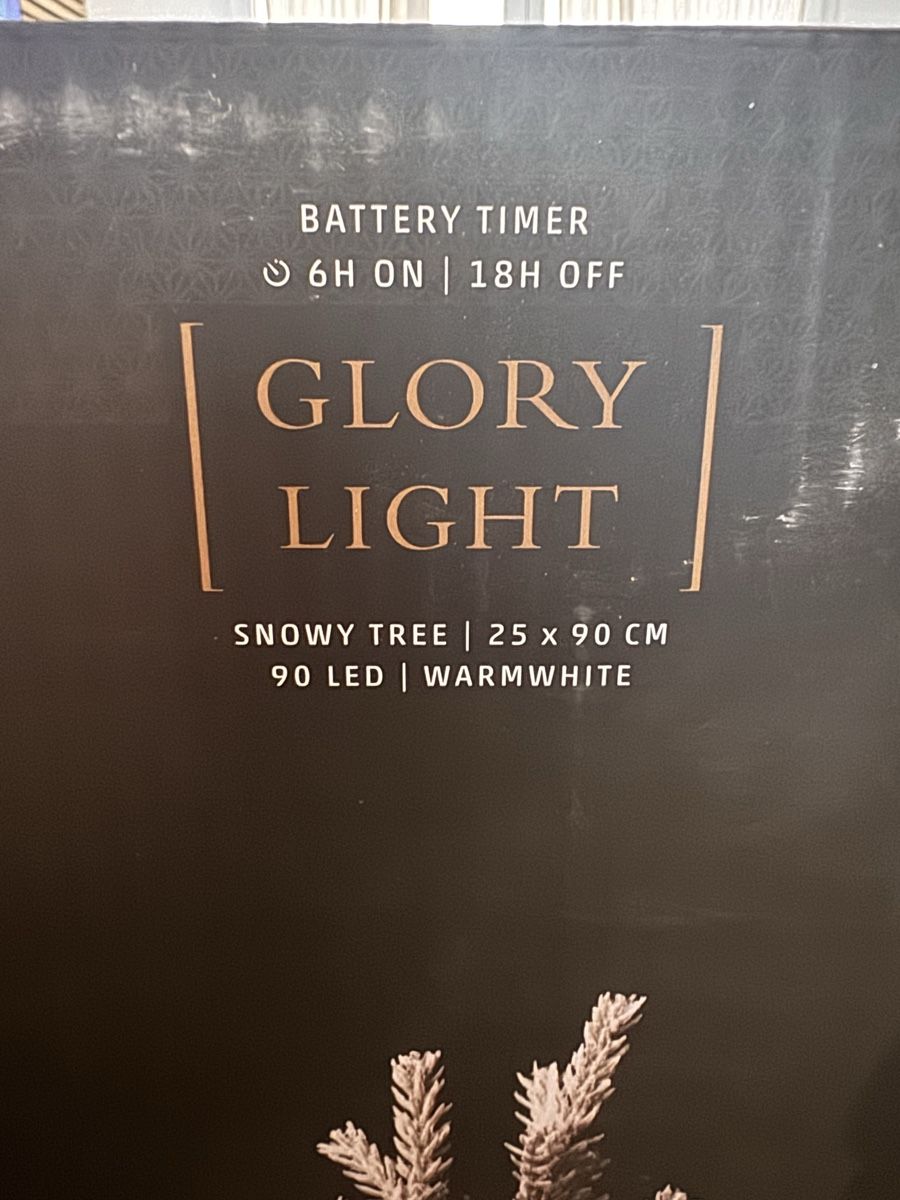 Tutte le decorazioni: 2 x Glory Light Snowy Christmas Trees, 60 & 90cm High – Nuovo (secondo la descrizione) da Buckten venduto da H_wyss1987 3