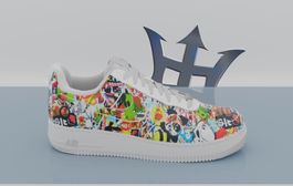 Sneaker Custom Wassertransfer Stickerbom