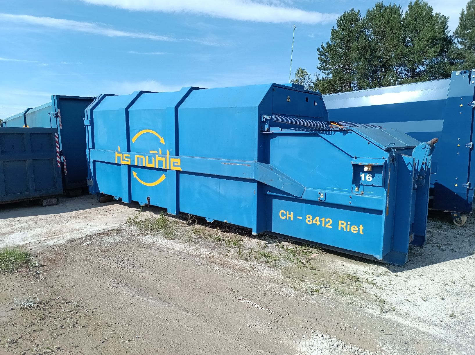 Pöttinger Baucontainer: Presscontainer 24m3 – Gebraucht aus Riet (Neftenbach) von arm_8255