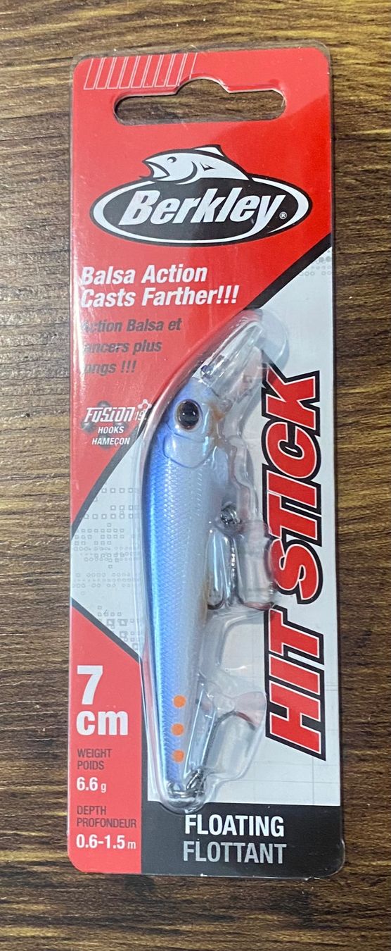 Berkley Esche: Berkley Wobbler Hit Stick floating - 7 cm 6.6 gr – Nuovo e nell'imballaggio originale da Widnau venduto da Fishingtackle_Oggy 1