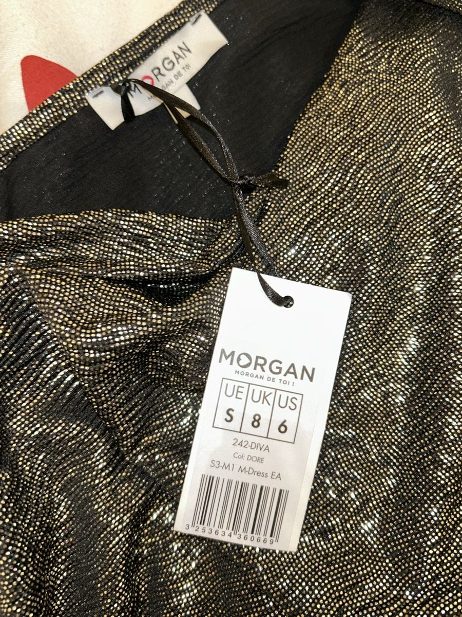 Morgan Tops: Haut “Morgan de toi” Métallisé – Neuf avec emballage d'origine à Vesenaz par emi_videsonarmoire 2