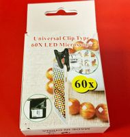 Universal Clip LED 60x Microscope Linse für Smartphone (NEU)