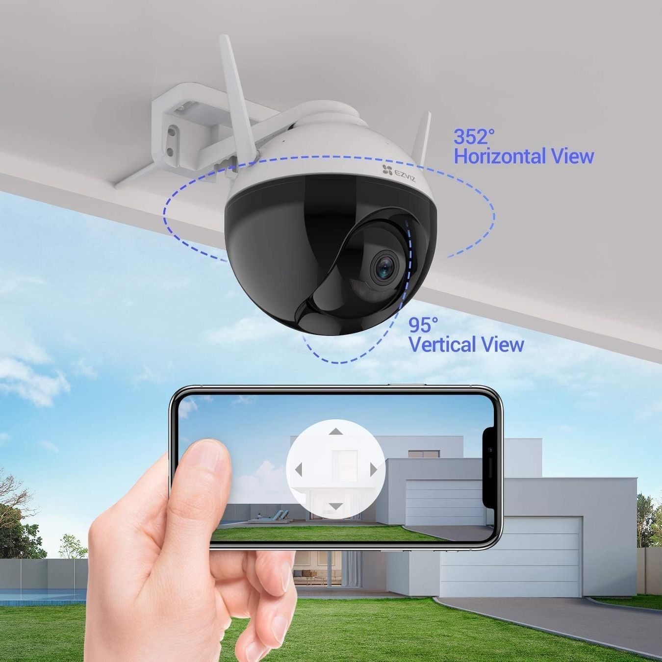 Alarmanlagen: Überwachungskamera, 1080p WLAN – Neu und originalverpackt aus Nuglar von SaleRitter