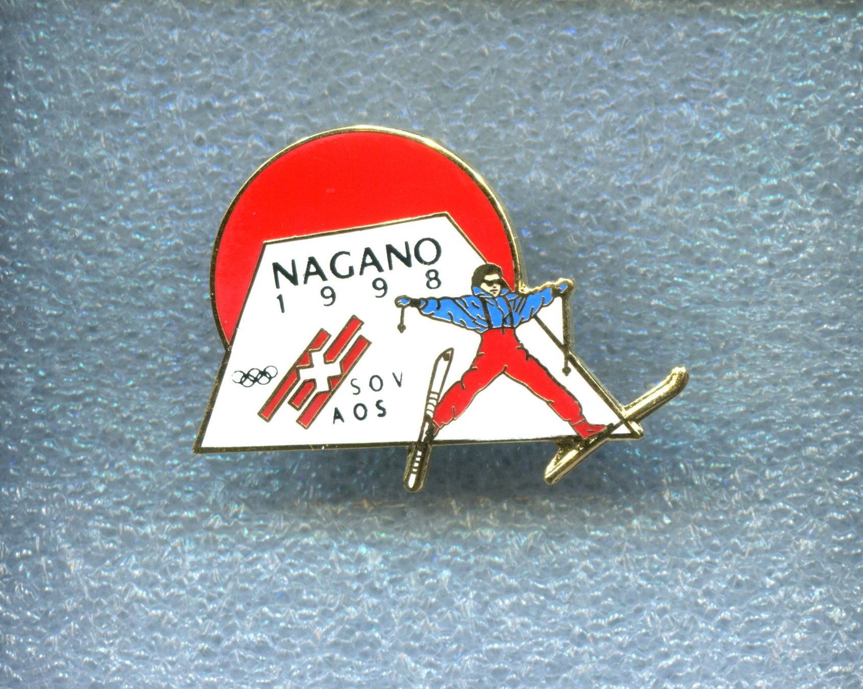 Placchette & Badge: Olympiade Nagano '98  SKI FREESTYL – Usato da Winterthur venduto da Sammleroase
