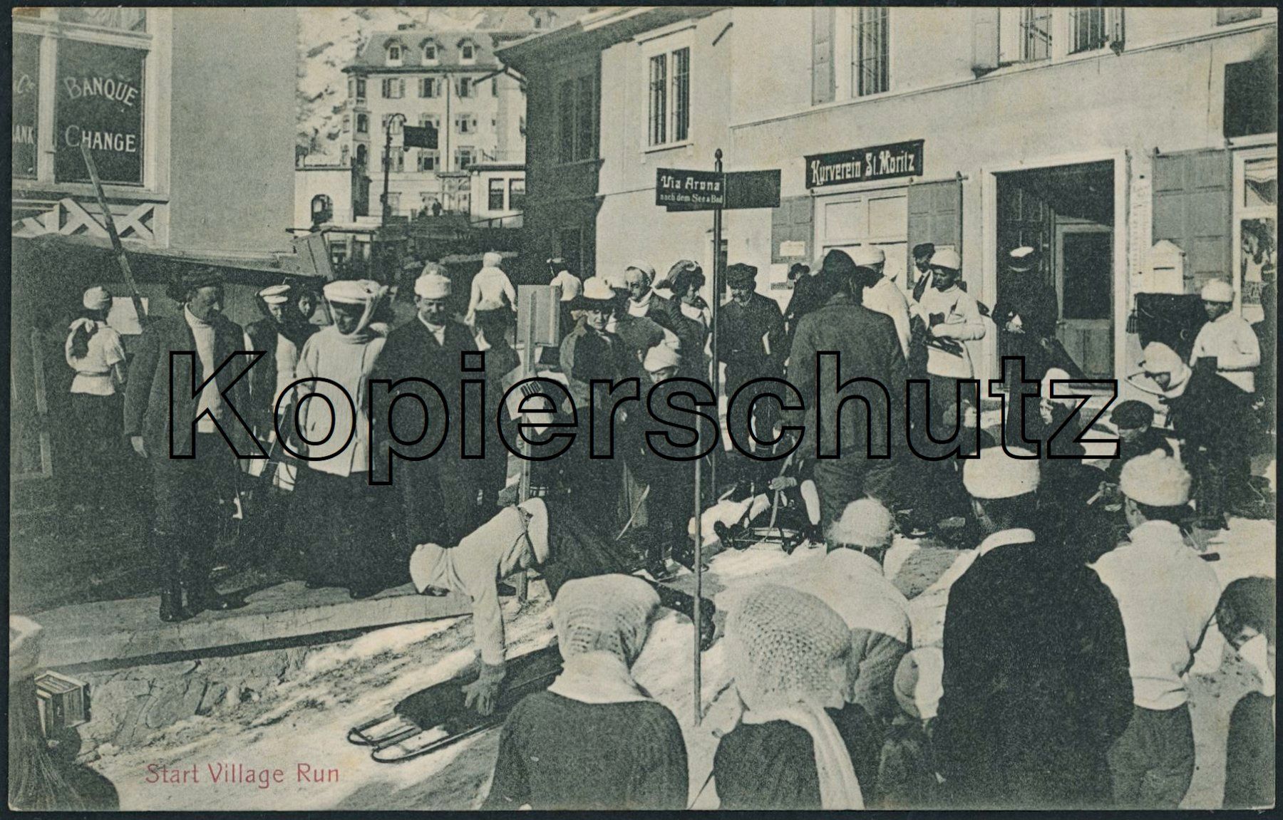 Cartoline postali: GR St. Moritz - Sport - Skeleton – Usato da Schindellegi venduto da stationary
