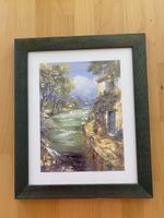 Bild mit Holzrahmen