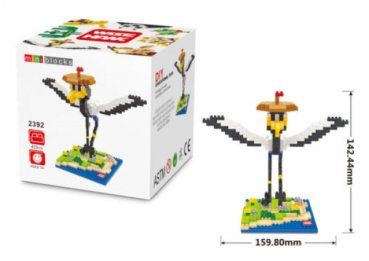 Nanoblock Kit di costruzioni: 2392 Wise Hawk - Kung Fu Panda - Krane – Nuovo e nell'imballaggio originale da Hochdorf venduto da ruest-online