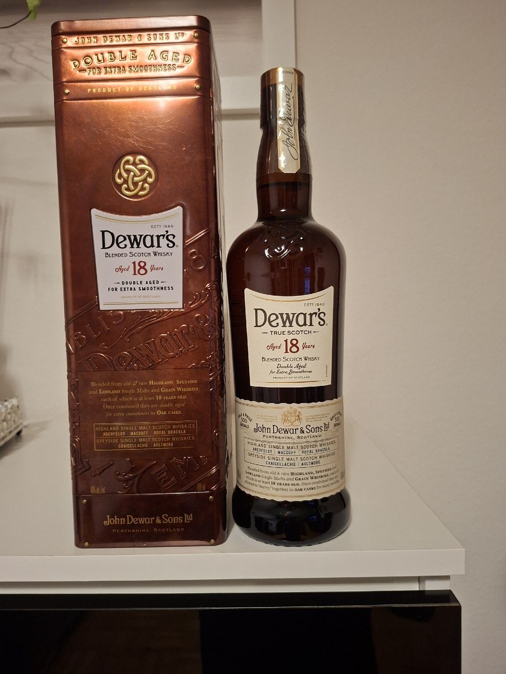 Spirituosen: Dewar's 18 Years Blended Scotch Whisky 700ml – Gebraucht aus Kriens von Arthur73